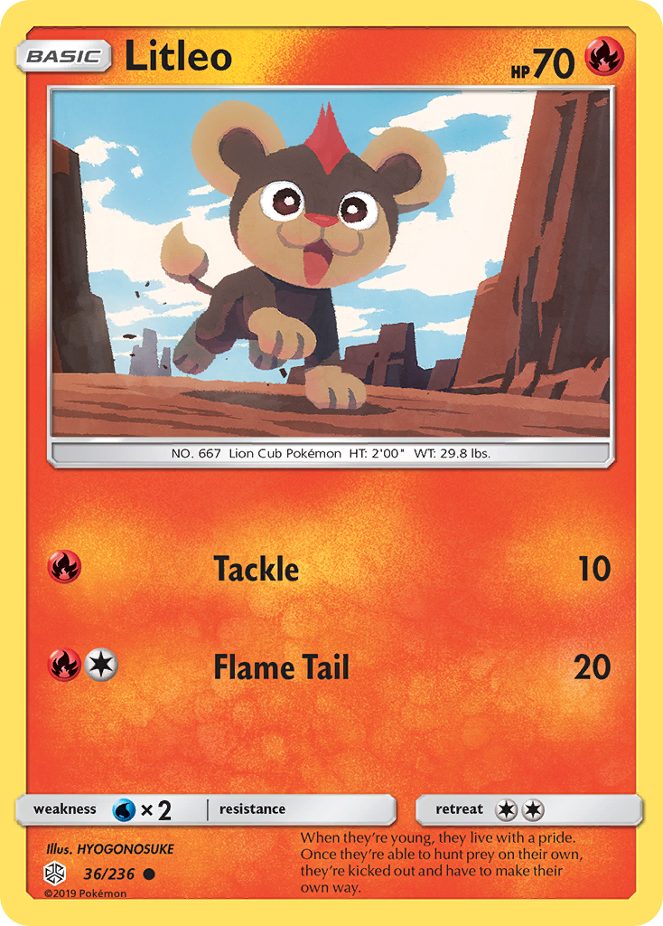 Litleo (36/236) [Sun & Moon: Cosmic Eclipse] | Tables and Towers