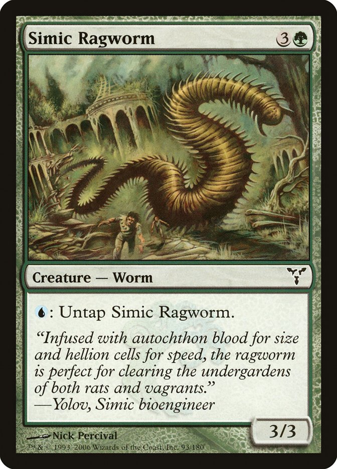 Simic Ragworm [Dissension] | Tables and Towers