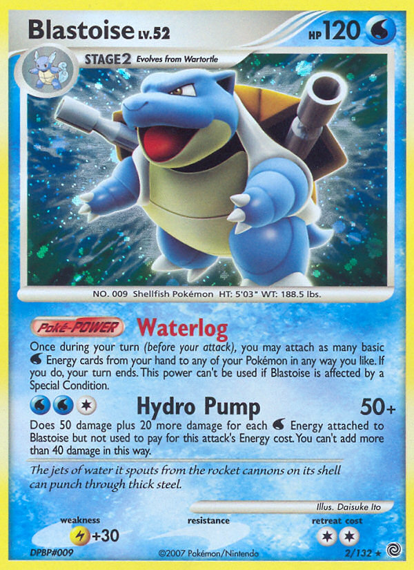 Blastoise (2/132) [Diamond & Pearl: Secret Wonders] | Tables and Towers