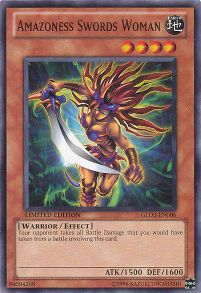 Amazoness Swords Woman [GLD3-EN006] Common | Tables and Towers