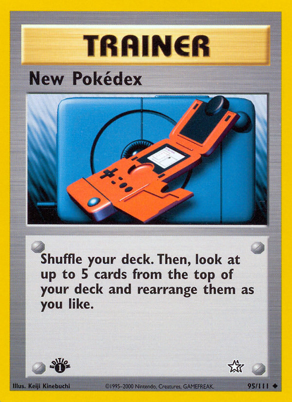 New Pokedex (95/111) [Neo Genesis 1st Edition] | Tables and Towers