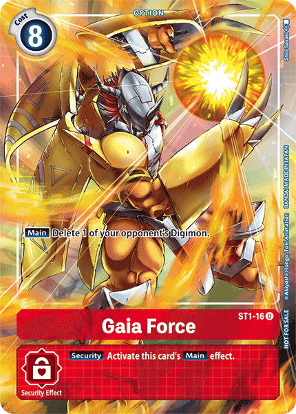 Gaia Force [ST1-16] (Tamer's Evolution Box) [Starter Deck: Gaia Red Promos] | Tables and Towers