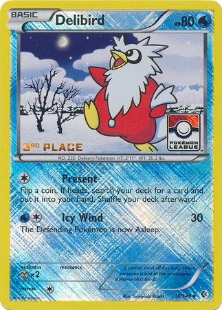 Delibird (38/149) (League Promo 3rd Place) [Black & White: Boundaries Crossed] | Tables and Towers