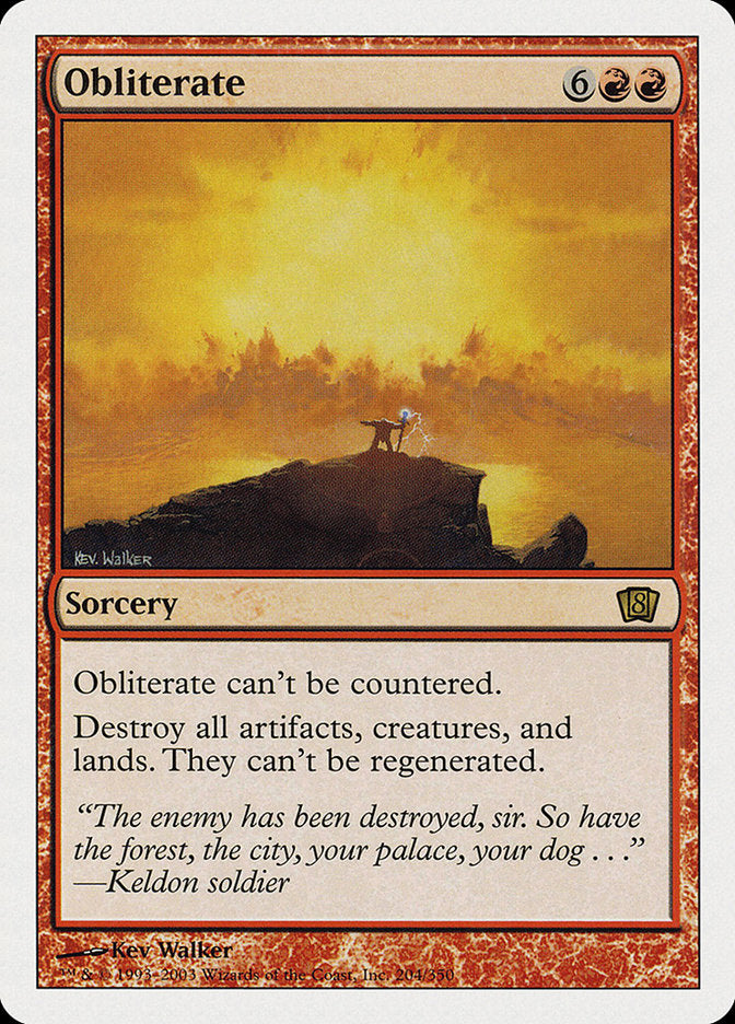 Obliterate [Eighth Edition] | Tables and Towers