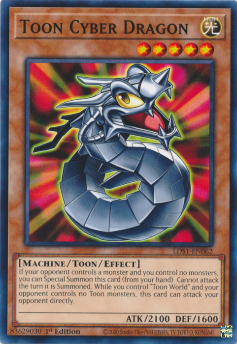 Toon Cyber Dragon [LDS1-EN062] Common | Tables and Towers