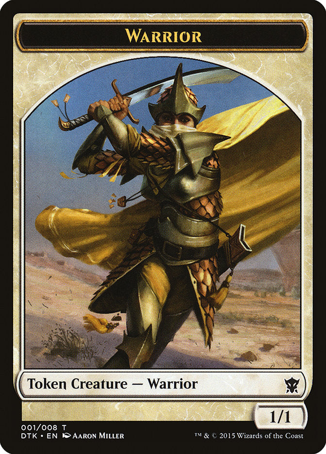 Warrior Token [Dragons of Tarkir Tokens] | Tables and Towers