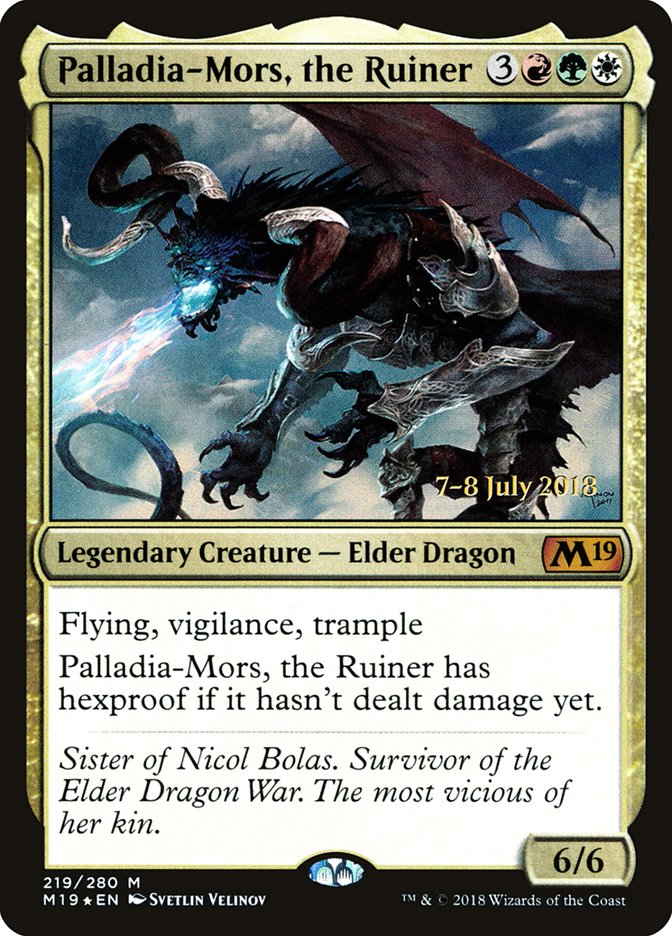 Palladia-Mors, the Ruiner [Core Set 2019 Prerelease Promos] | Tables and Towers