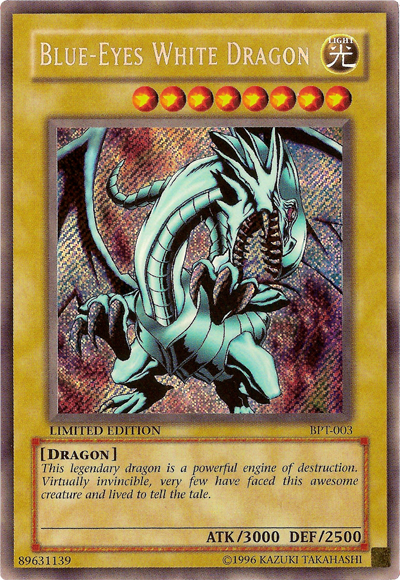 Blue-Eyes White Dragon [BPT-003] Secret Rare | Tables and Towers