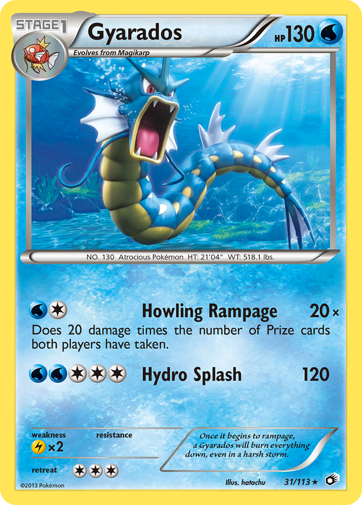 Gyarados (31/113) [Black & White: Legendary Treasures] | Tables and Towers