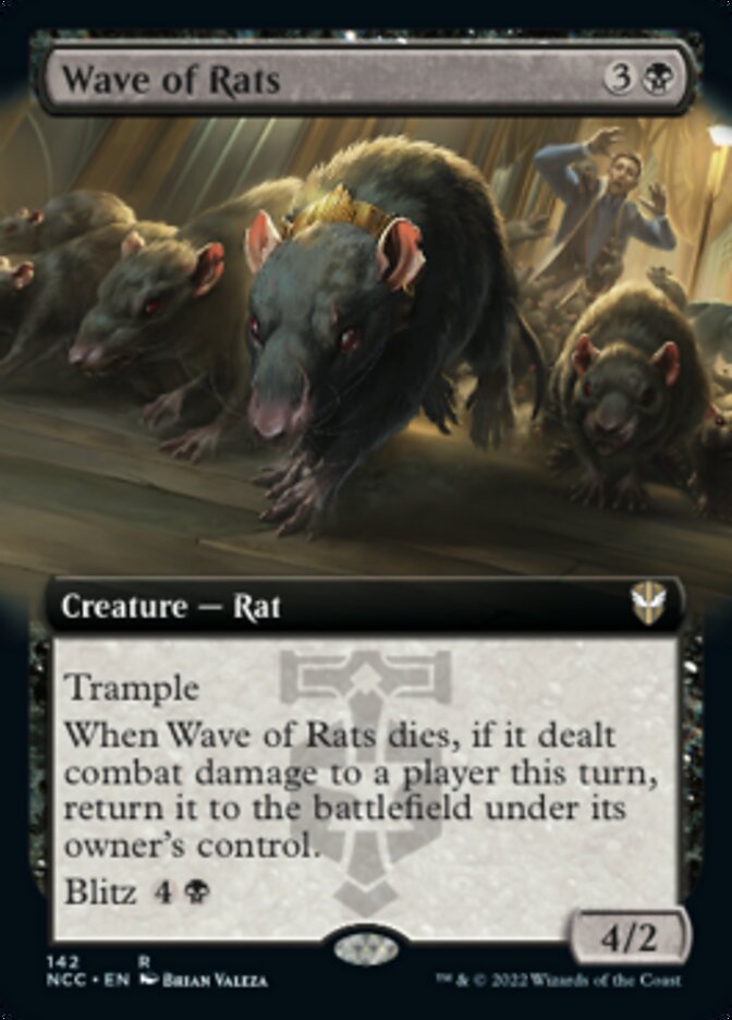 Wave of Rats (Extended Art) [Streets of New Capenna Commander] | Tables and Towers