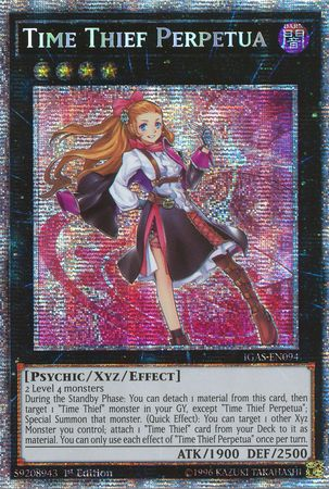 Time Thief Perpetua [IGAS-EN094] Starlight Rare | Tables and Towers