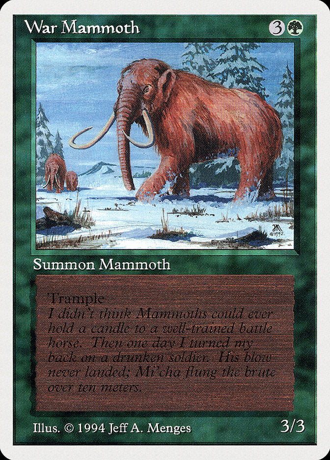 War Mammoth [Summer Magic / Edgar] | Tables and Towers