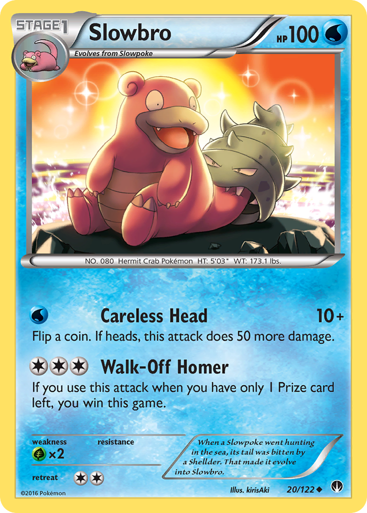 Slowbro (20/122) [XY: BREAKpoint] | Tables and Towers