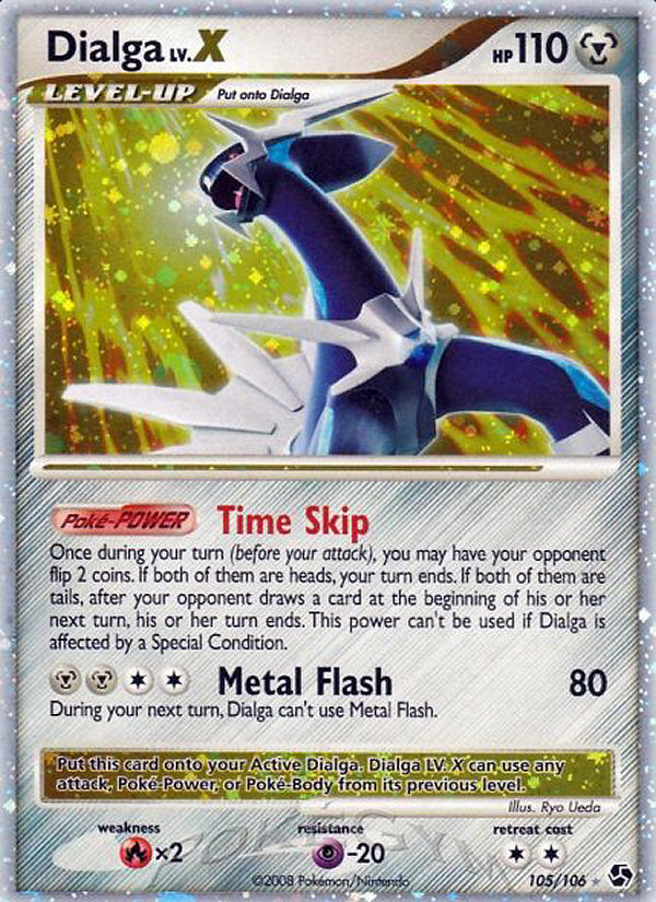 Dialga LV.X (105/106) [Diamond & Pearl: Great Encounters] | Tables and Towers