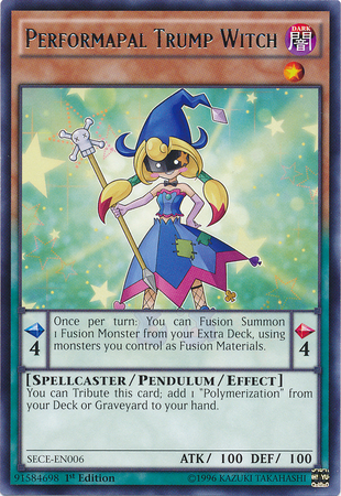 Performapal Trump Witch [SECE-EN006] Rare | Tables and Towers