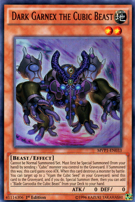 Dark Garnex the Cubic Beast [MVP1-EN033] Ultra Rare | Tables and Towers