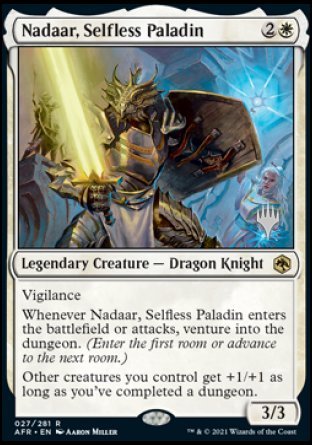 Nadaar, Selfless Paladin (Promo Pack) [Dungeons & Dragons: Adventures in the Forgotten Realms Promos] | Tables and Towers