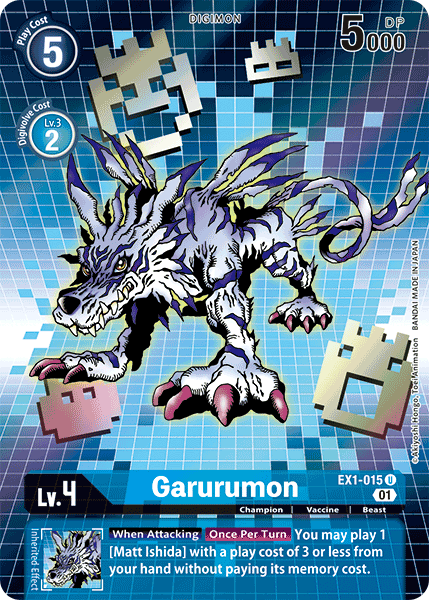 Garurumon [EX1-015] (Alternate Art) [Classic Collection] | Tables and Towers