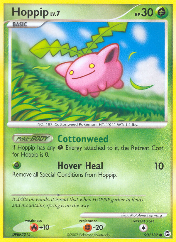 Hoppip (90/132) [Diamond & Pearl: Secret Wonders] | Tables and Towers