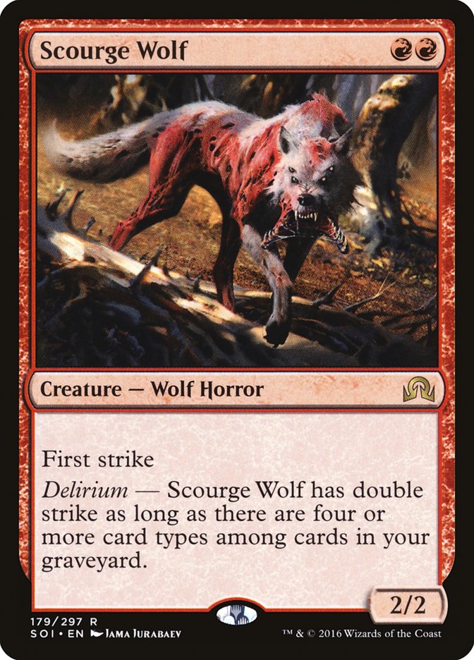 Scourge Wolf [Shadows over Innistrad] | Tables and Towers