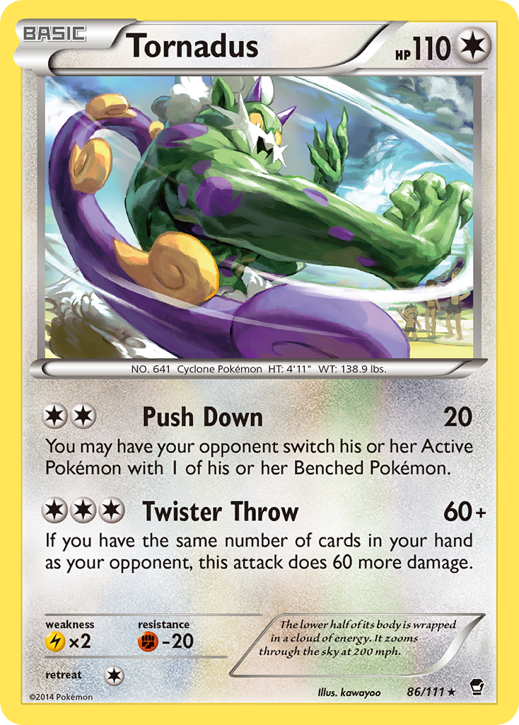 Tornadus (86/111) [XY: Furious Fists] | Tables and Towers