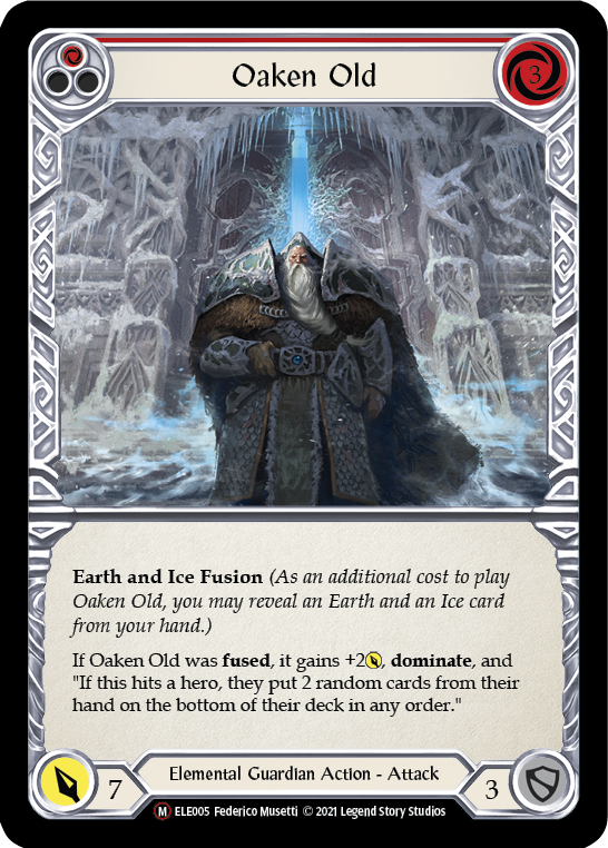 Oaken Old [U-ELE005] (Tales of Aria Unlimited)  Unlimited Rainbow Foil | Tables and Towers