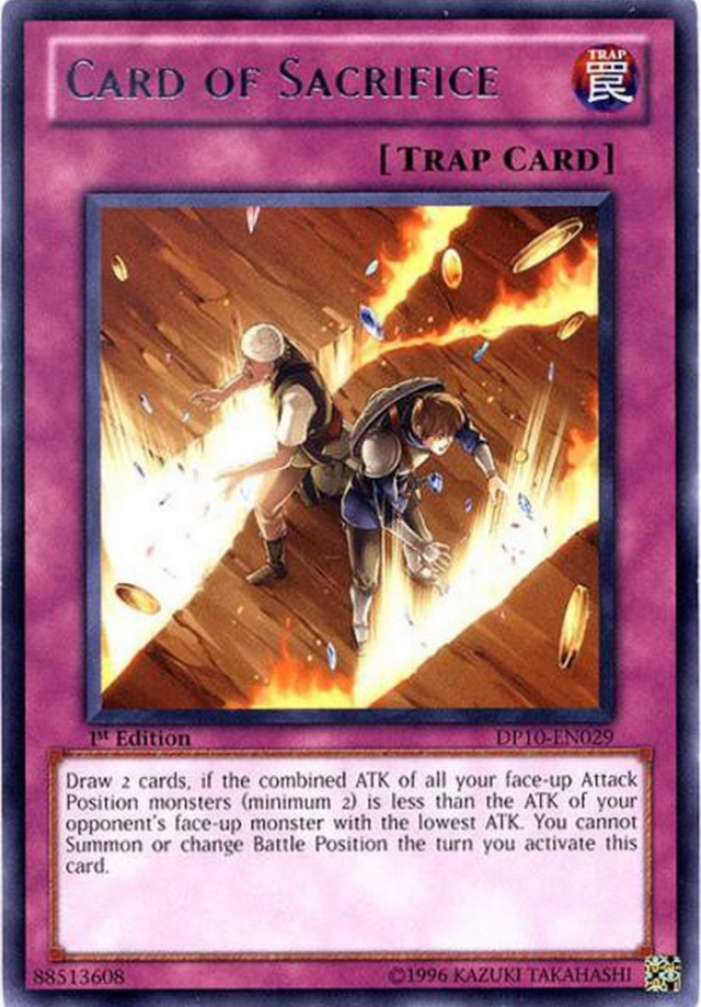 Card of Sacrifice [DP10-EN029] Rare | Tables and Towers