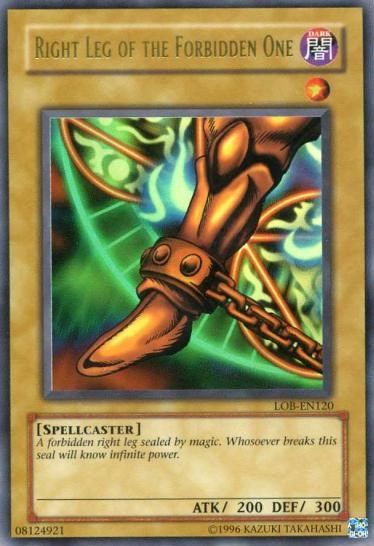 Right Leg of the Forbidden One [LOB-EN120] Ultra Rare | Tables and Towers