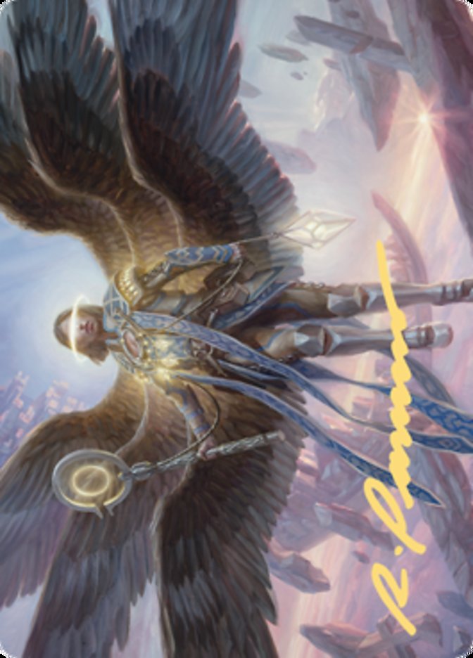 Angel of Destiny Art Card (Gold-Stamped Signature) [Zendikar Rising Art Series] | Tables and Towers