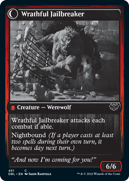 Weary Prisoner // Wrathful Jailbreaker [Innistrad: Double Feature] | Tables and Towers