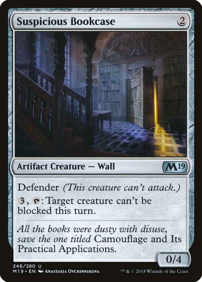 Suspicious Bookcase [Core Set 2019] | Tables and Towers