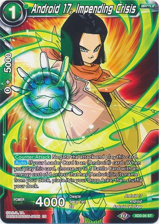 Android 17, Impending Crisis (XD3-04) [The Ultimate Life Form] | Tables and Towers