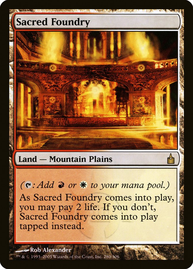 Sacred Foundry [Ravnica: City of Guilds] | Tables and Towers