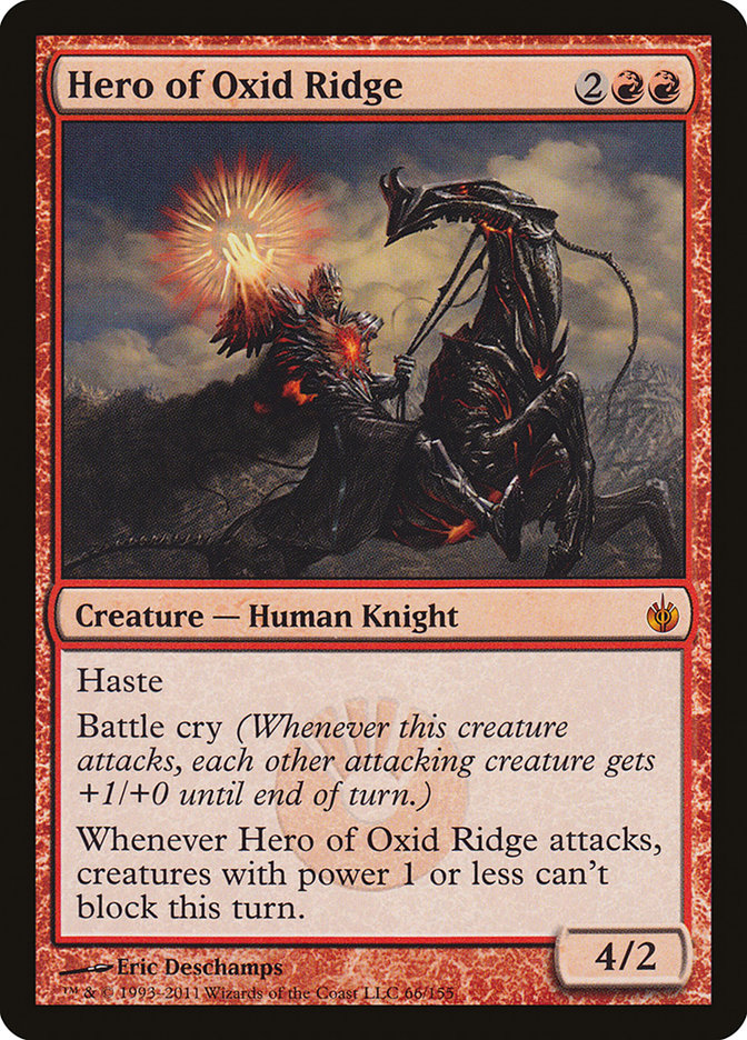 Hero of Oxid Ridge [Mirrodin Besieged] | Tables and Towers