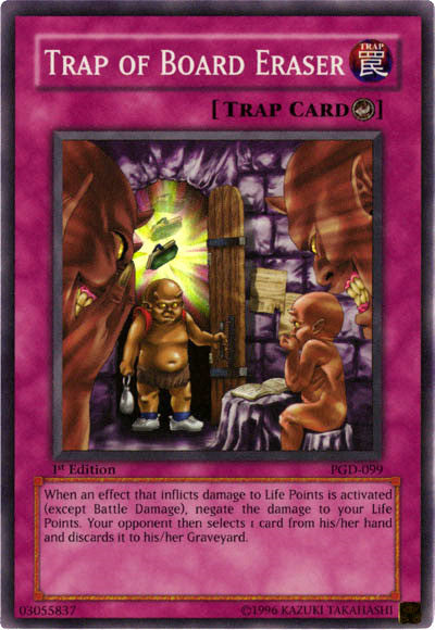 Trap of Board Eraser [PGD-099] Super Rare | Tables and Towers