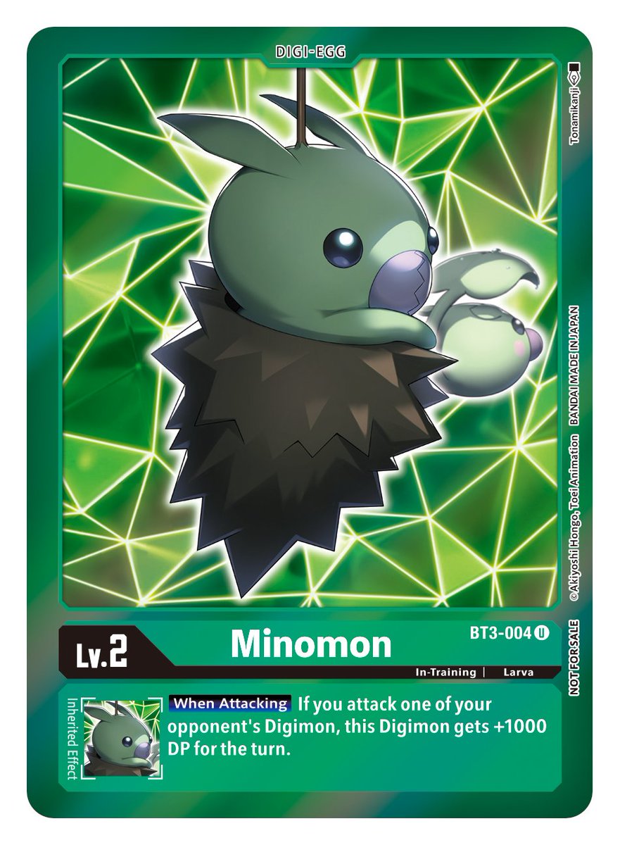 Minomon [BT3-004] (Event Pack 2) [Release Special Booster Ver.1.5] | Tables and Towers