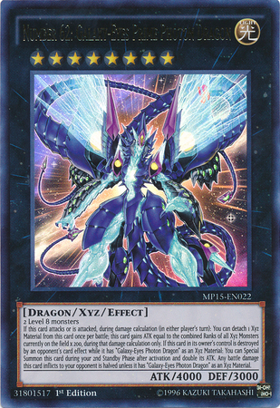 Number 62: Galaxy-Eyes Prime Photon Dragon [MP15-EN022] Ultra Rare | Tables and Towers