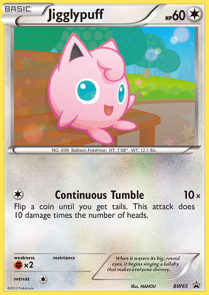 Jigglypuff (BW65) [Black & White: Black Star Promos] | Tables and Towers