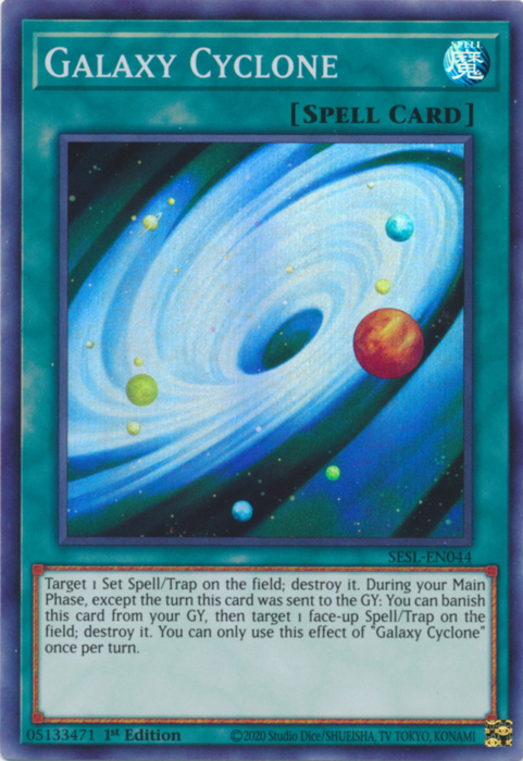 Galaxy Cyclone [SESL-EN044] Super Rare | Tables and Towers