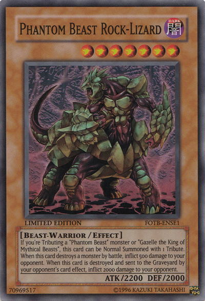 Phantom Beast Rock-Lizard [FOTB-ENSE1] Super Rare | Tables and Towers