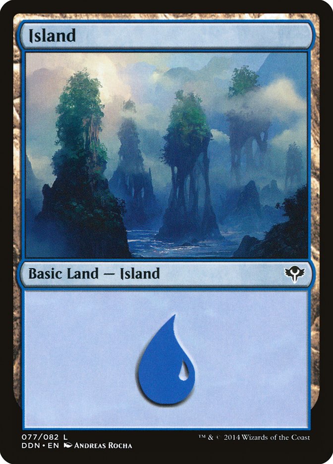 Island (77) [Duel Decks: Speed vs. Cunning] | Tables and Towers