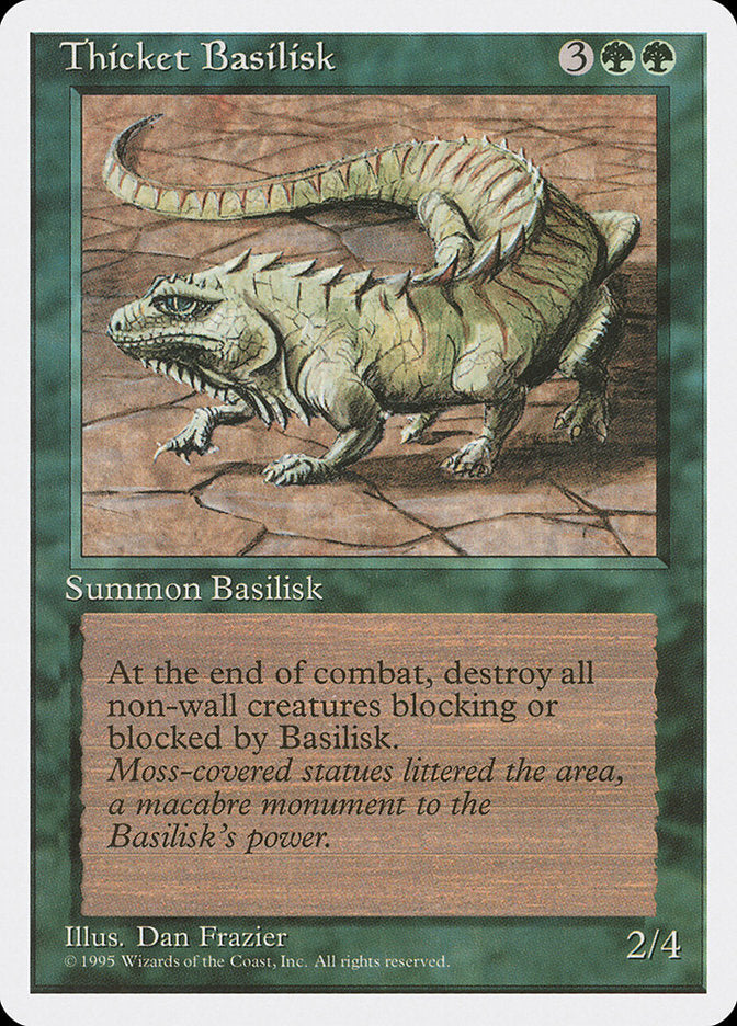 Thicket Basilisk [Fourth Edition] | Tables and Towers