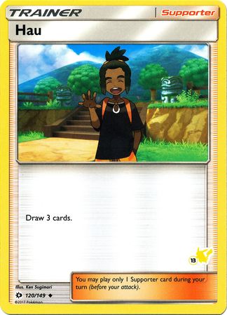 Hau (120/149) (Pikachu Stamp #13) [Battle Academy 2020] | Tables and Towers