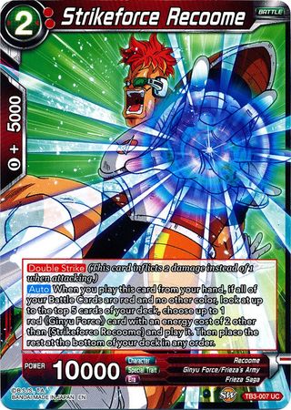 Strikeforce Recoome (TB3-007) [Clash of Fates] | Tables and Towers