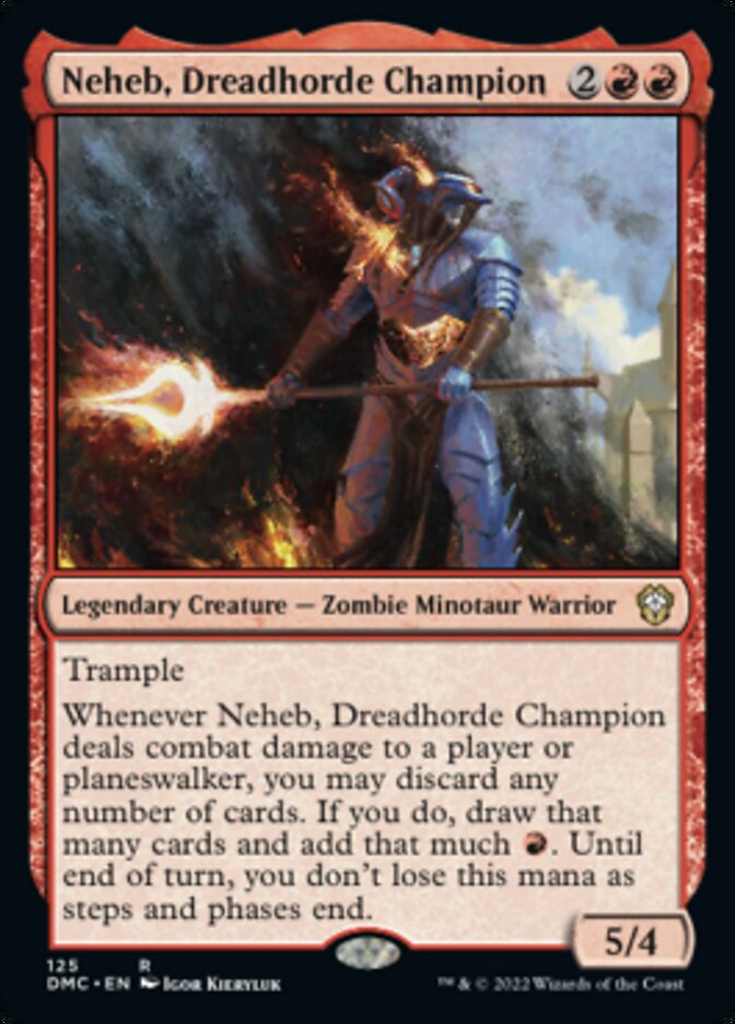 Neheb, Dreadhorde Champion [Dominaria United Commander] | Tables and Towers