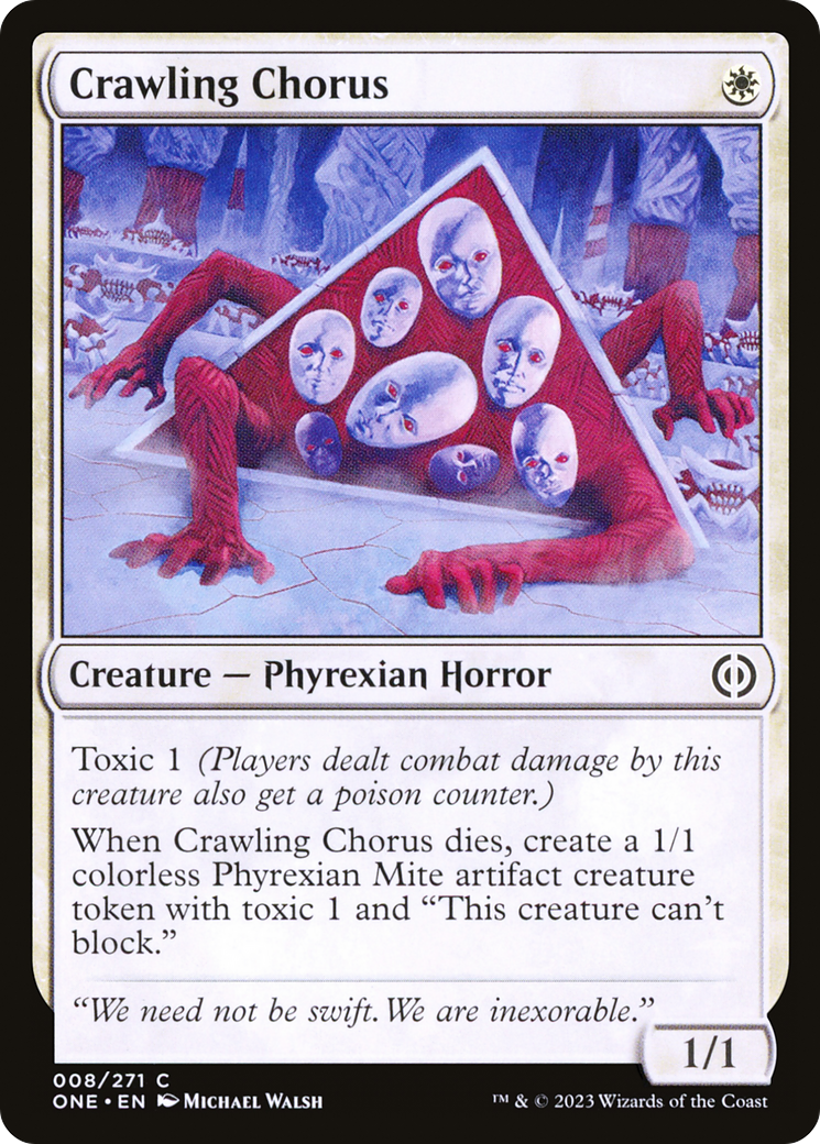 Crawling Chorus [Phyrexia: All Will Be One] | Tables and Towers