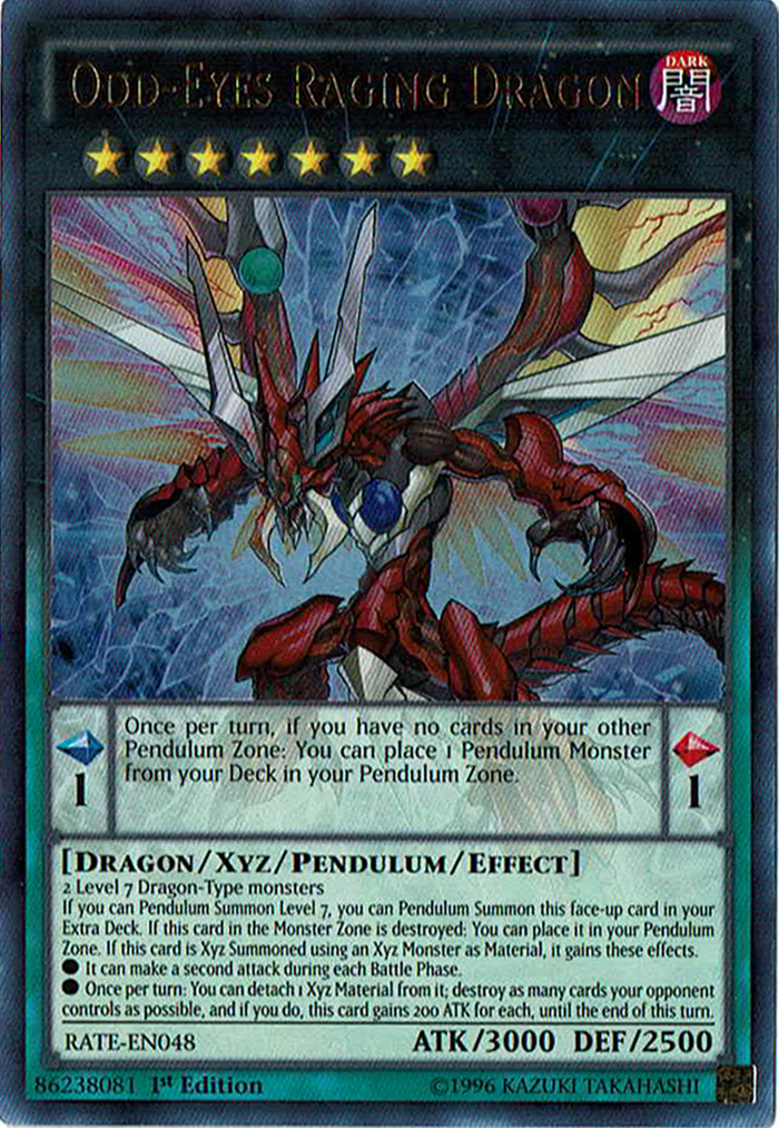 Odd-Eyes Raging Dragon [RATE-EN048] Ultra Rare | Tables and Towers