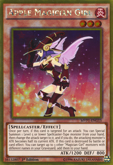 Apple Magician Girl [MVP1-ENG15] Gold Rare | Tables and Towers