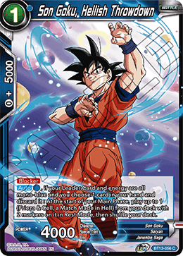 Son Goku, Hellish Throwdown (Common) (BT13-056) [Supreme Rivalry] | Tables and Towers