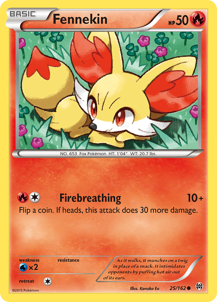 Fennekin (25/162) [XY: BREAKthrough] | Tables and Towers